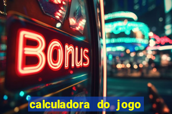 calculadora do jogo do bicho